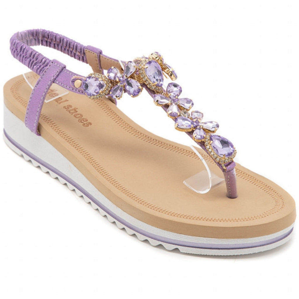 Se Bella sandal 7960 - Purple hos Klædeskabet.dk