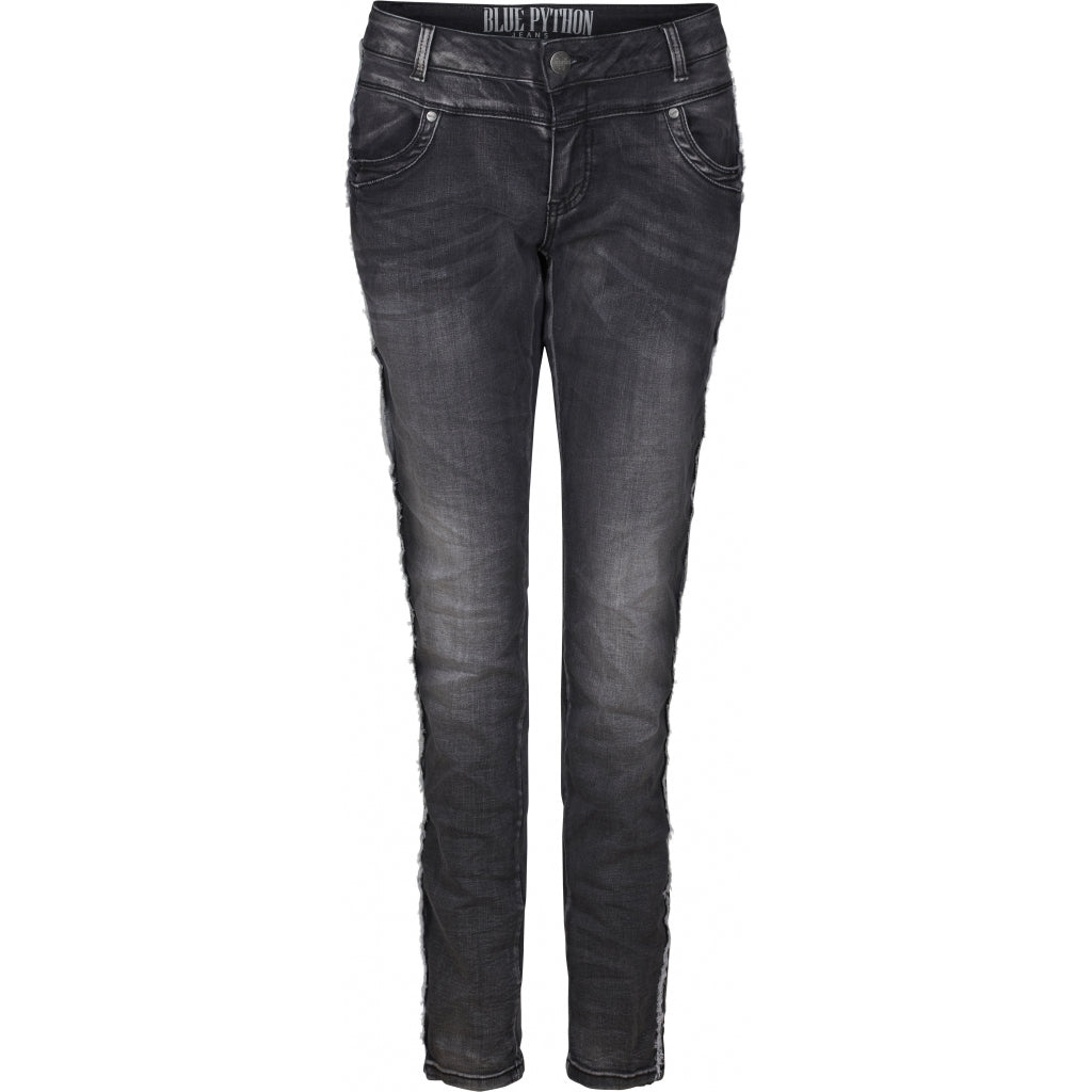 Billede af Blue Python MW Dame Jeans Trio Fill - Dark Grey