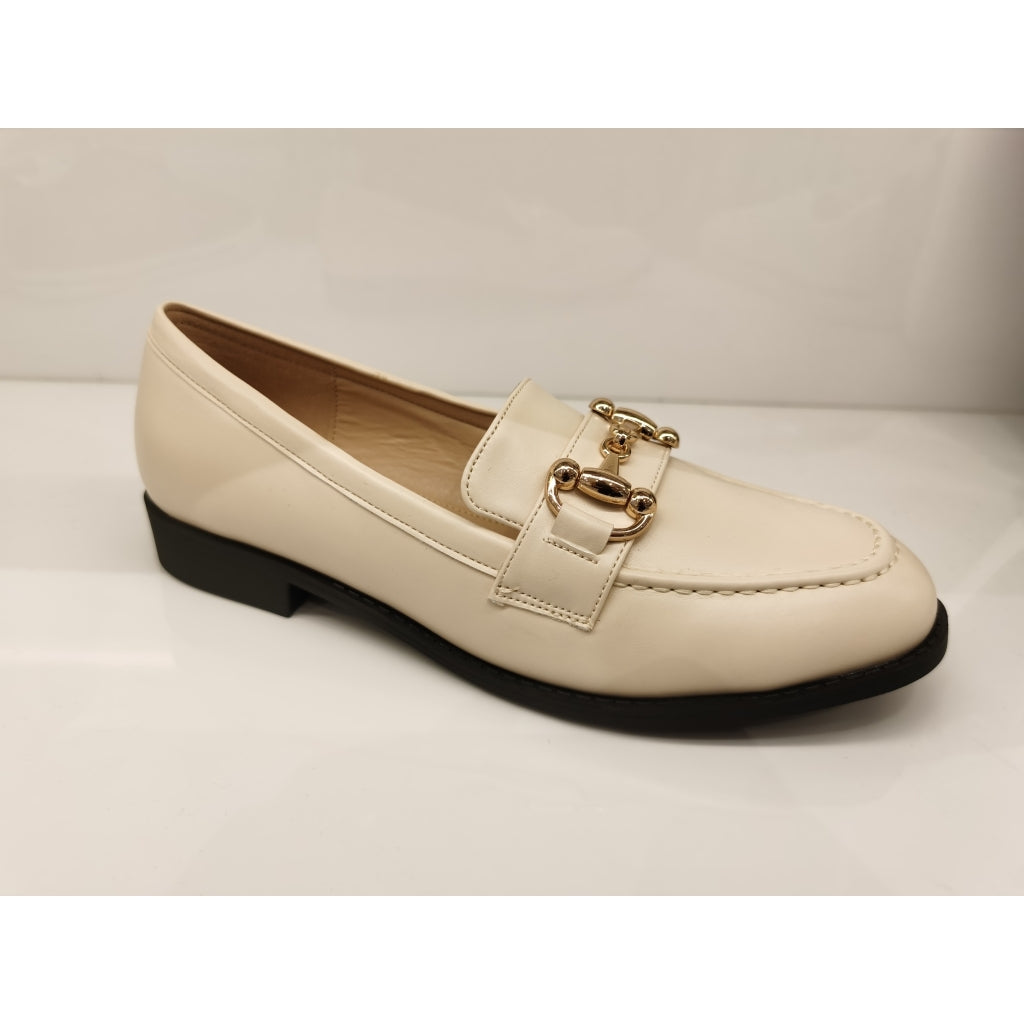 10: Cilla dame loafers 77-442 - Beige