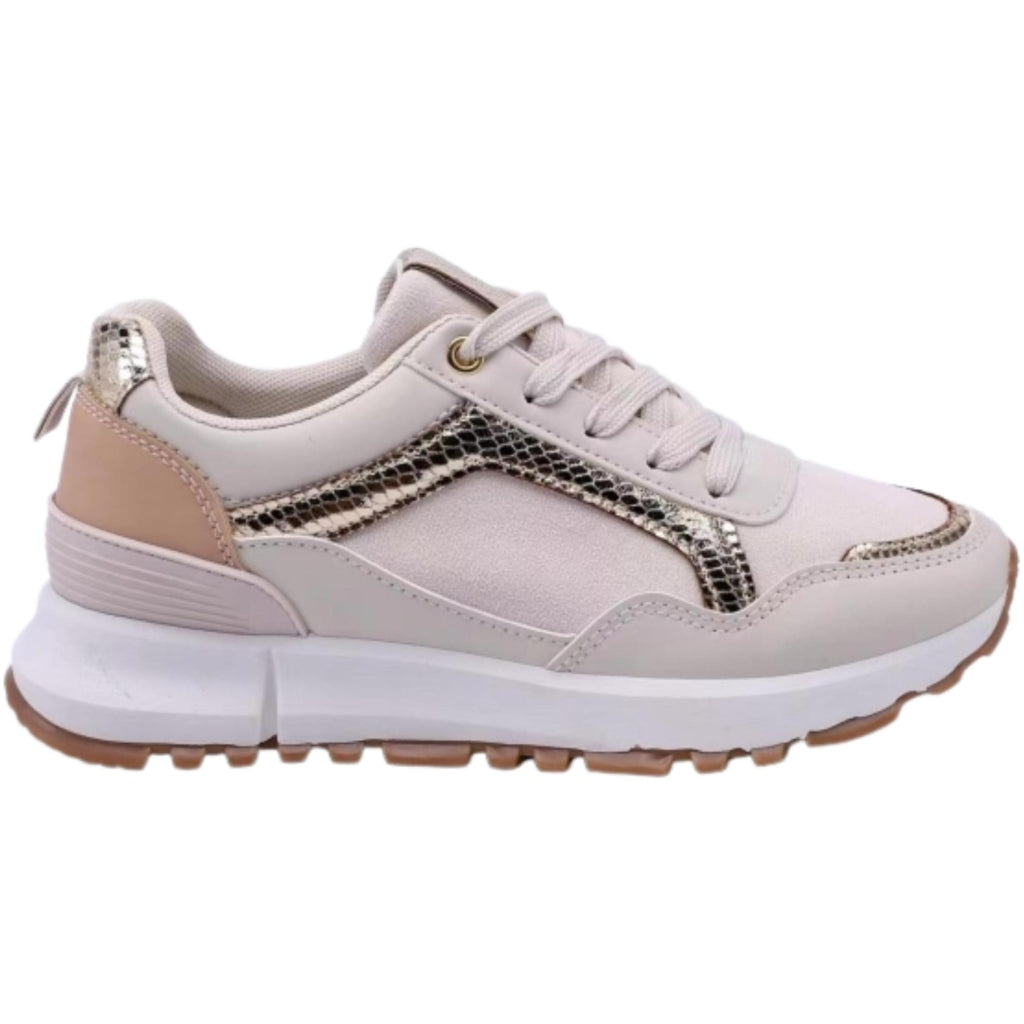 Dame sneakers 1133 - Beige