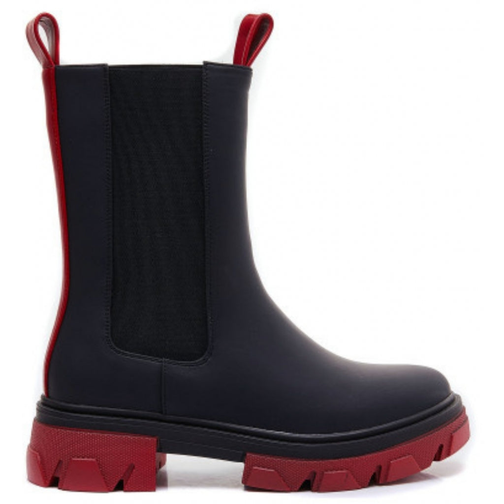 Billede af Dame støvle 7772A - Black / Red