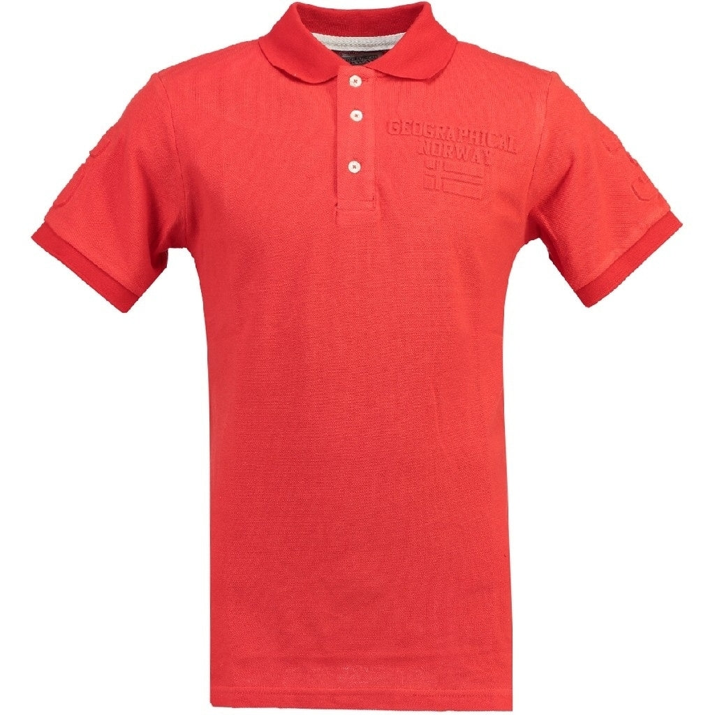 #3 - GEOGRAPHICAL NORWAY POLO Herre KEYTHEN - Red