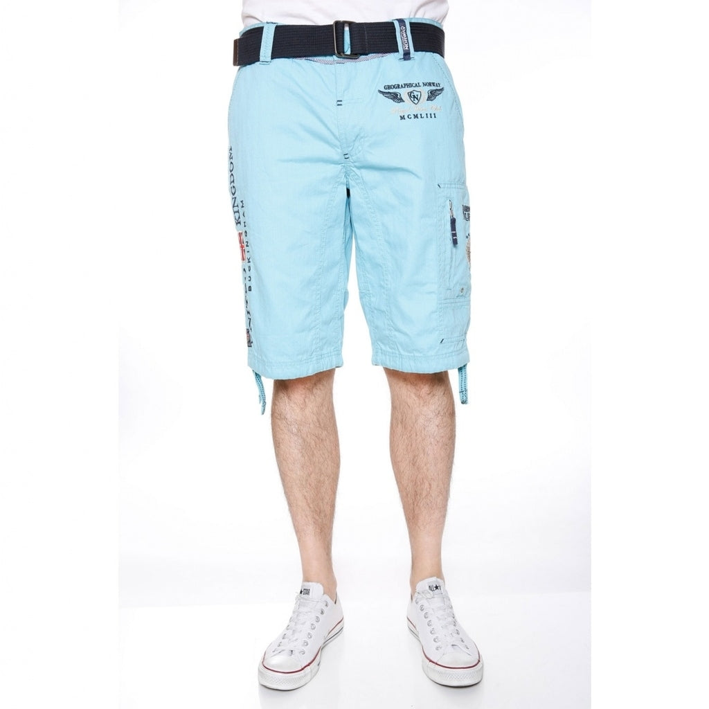 11: Geographical Norway Børne Shorts Pastrami - Turkis
