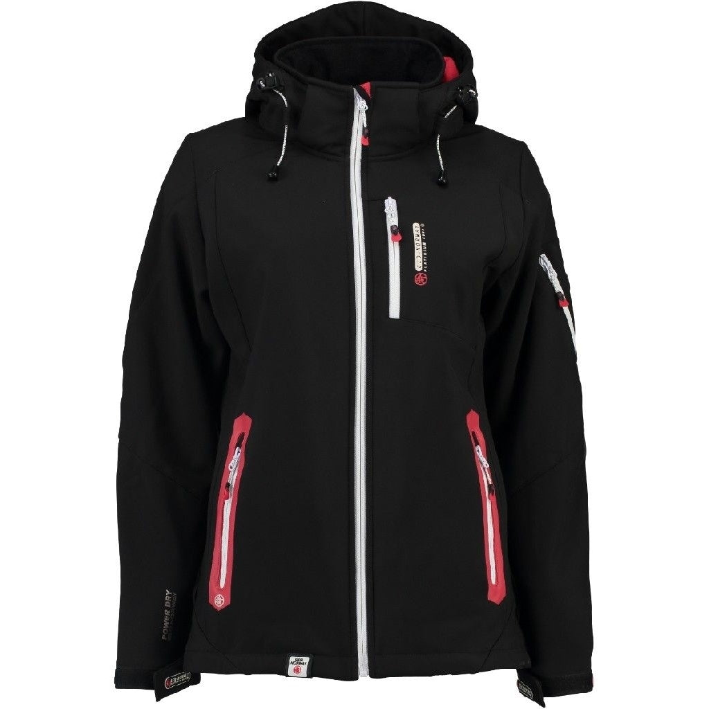 Se Geographical Norway Dame Softshell Jakke Tova - Black hos Klædeskabet.dk