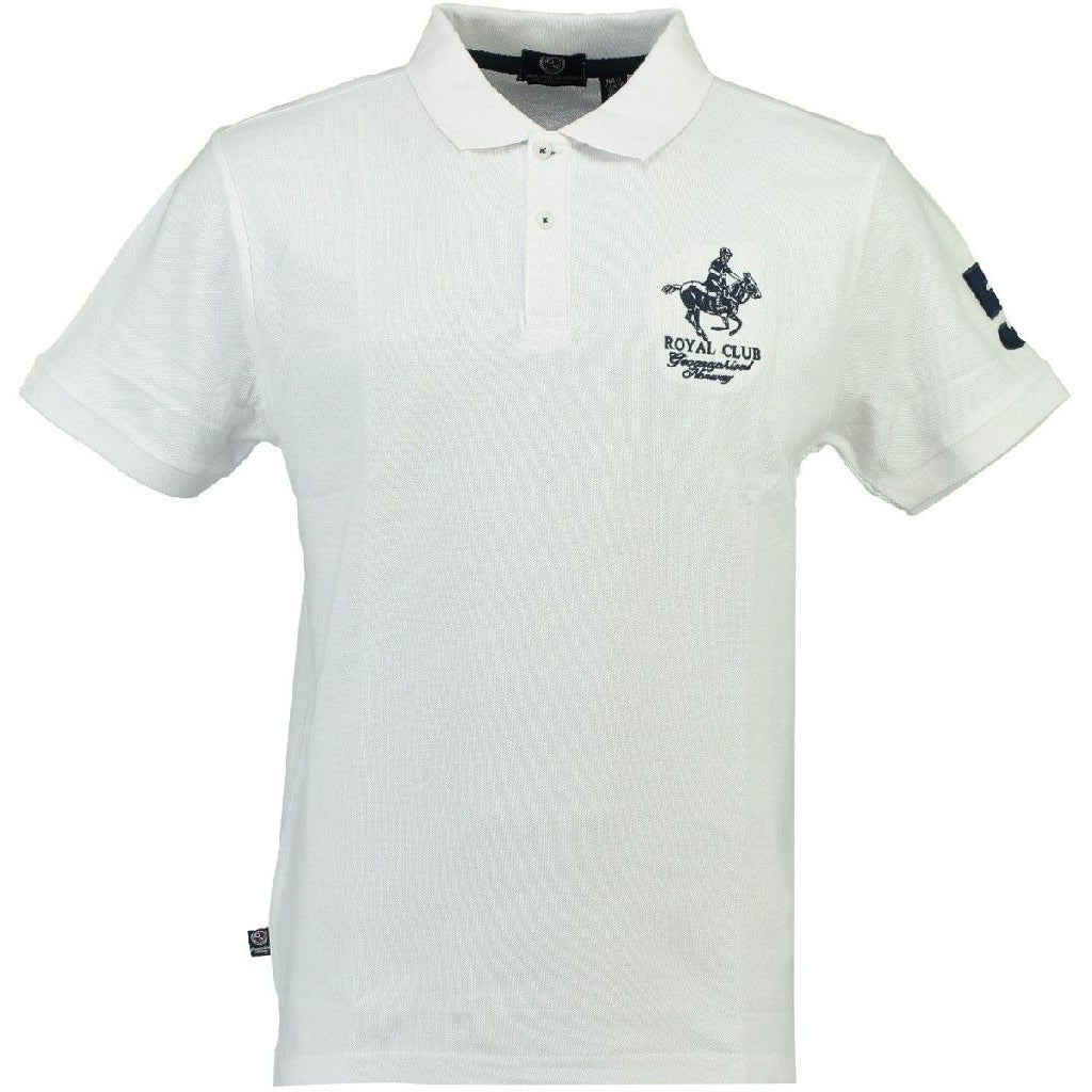 Geographical Norway herre polo kampai - White