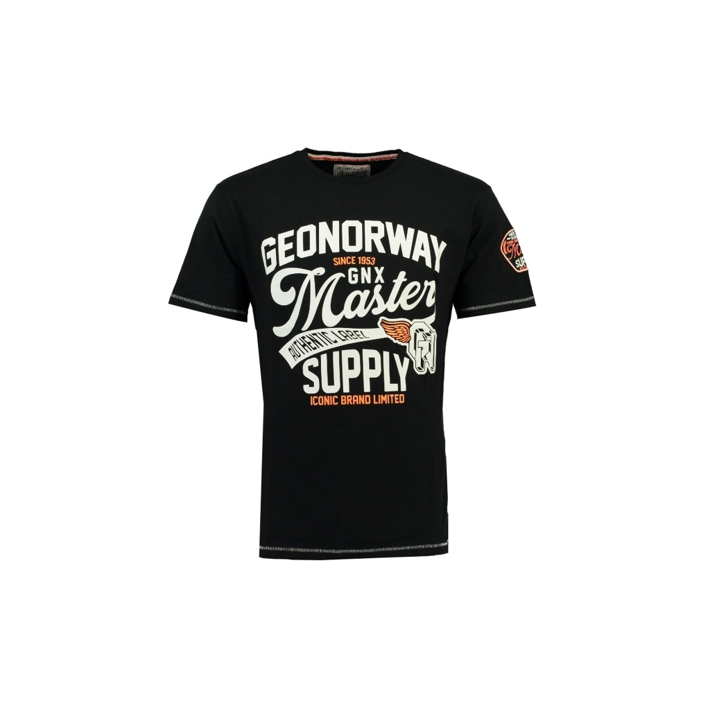 Se Geographical Norway t-shirt Jelitor - Black hos Klædeskabet.dk