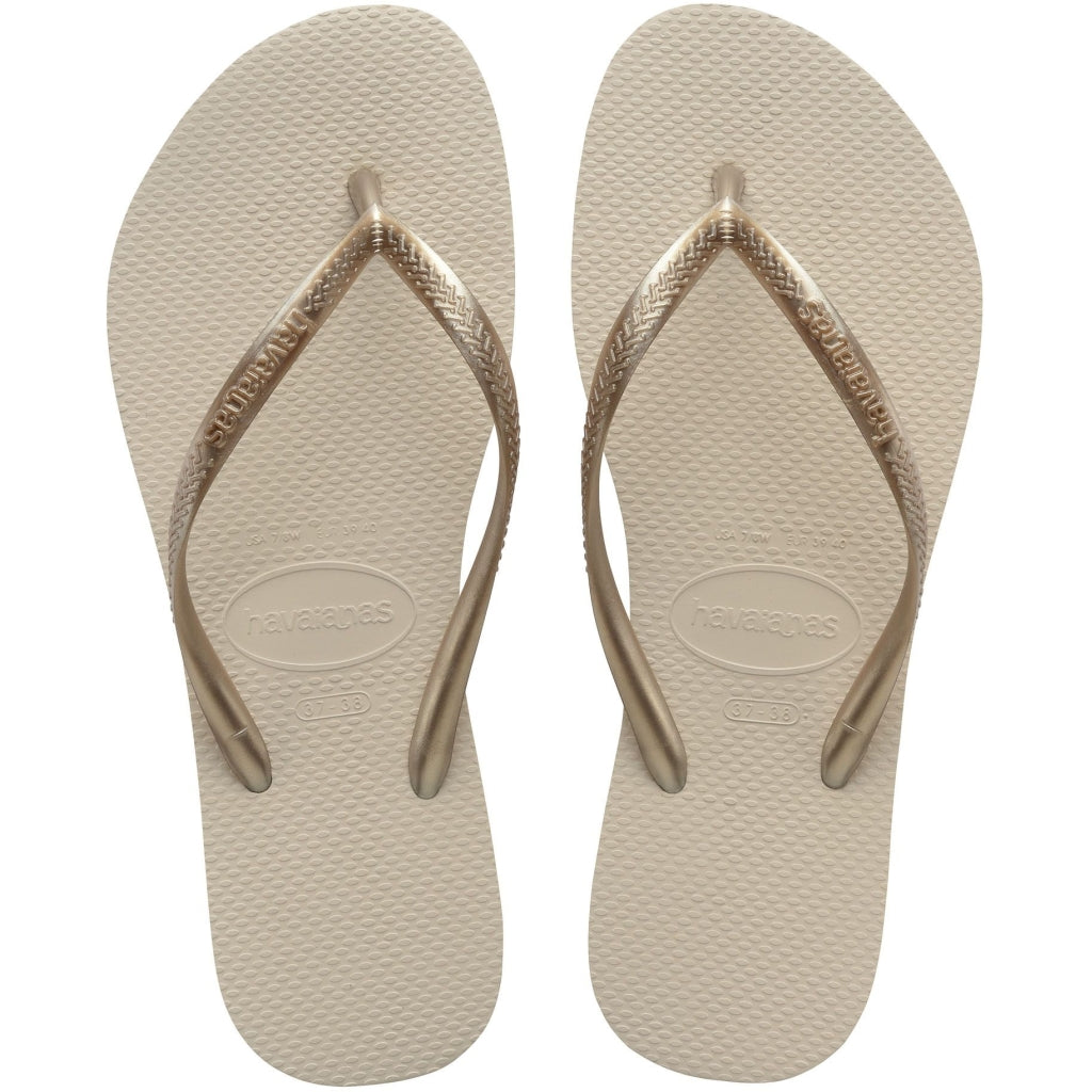 Se Havaianas Slippers Slim 4000030 - Beige0121 hos Klædeskabet.dk