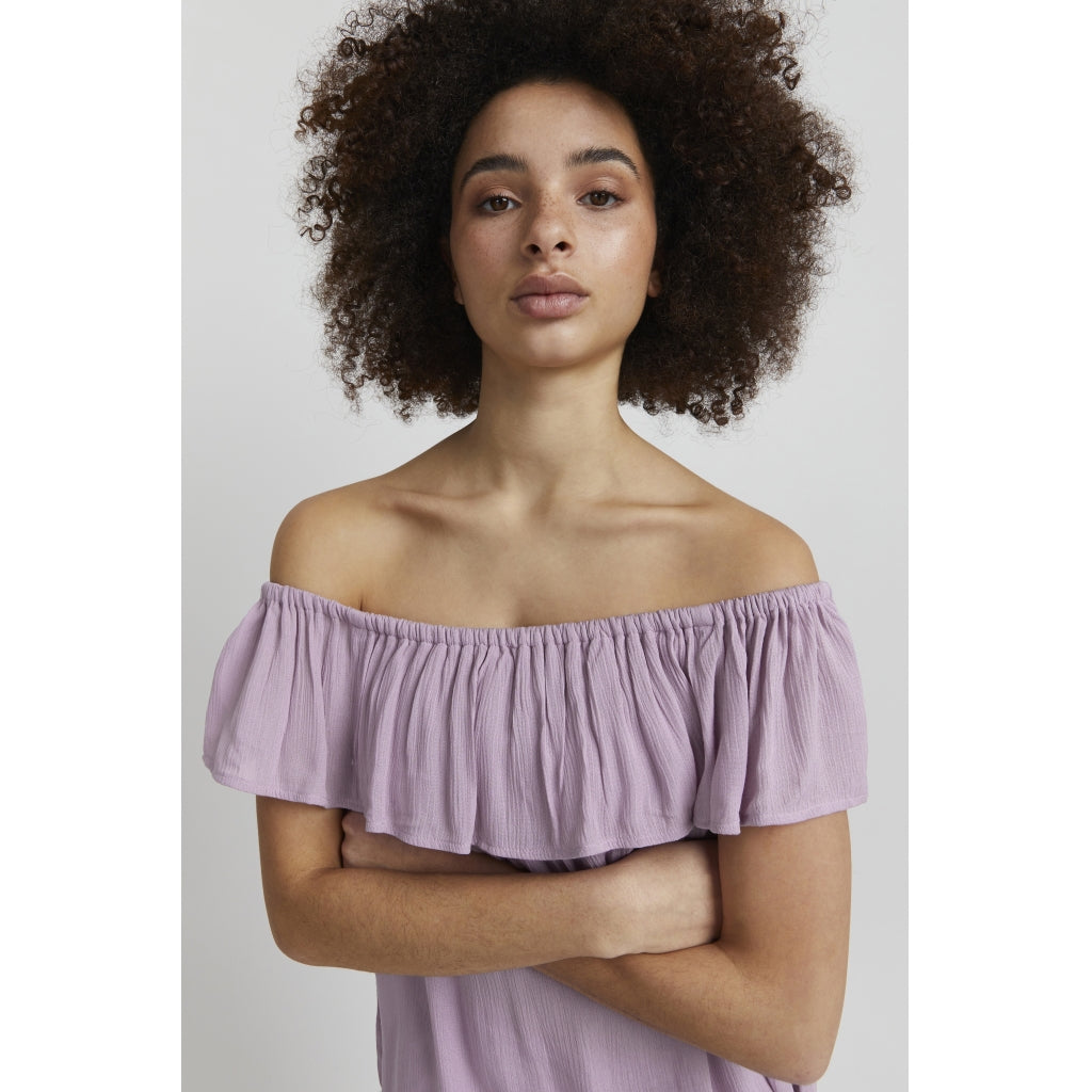 Billede af ICHI dame bluse IHMARRAKECH - Lavender Mist