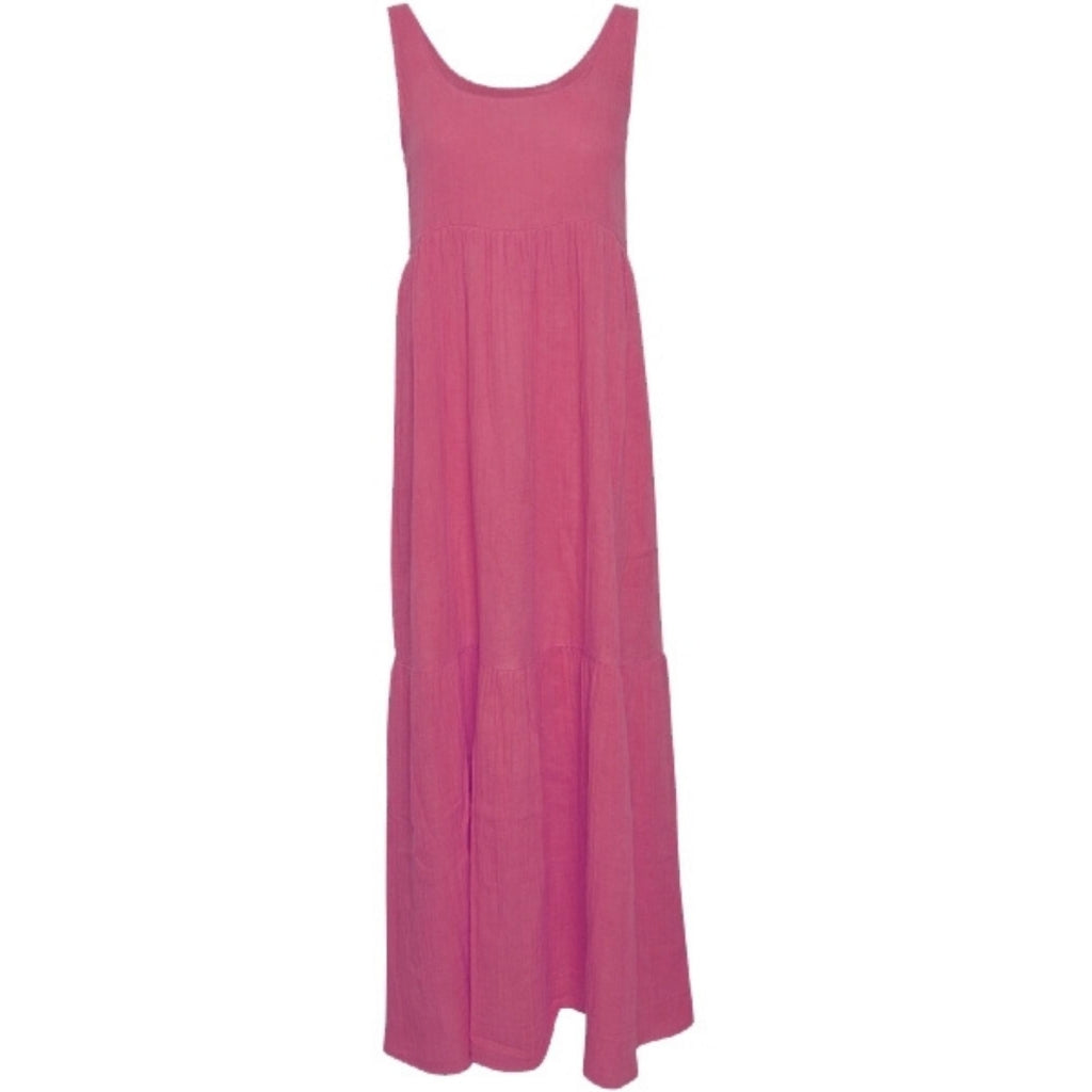 ICHI dame kjole IAFOXA – Shocking Pink