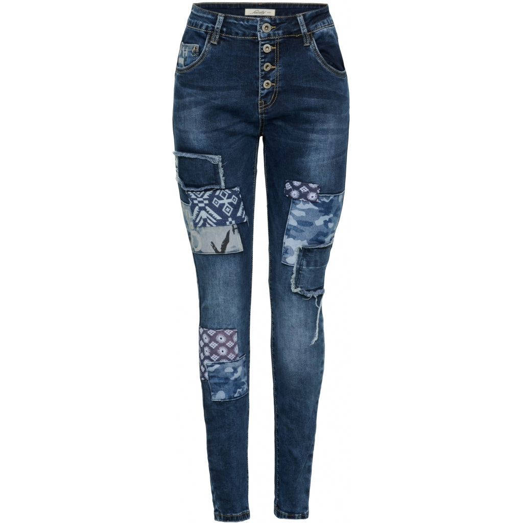 Billede af Jewelly dame jeans JW7021 - Denim Blue