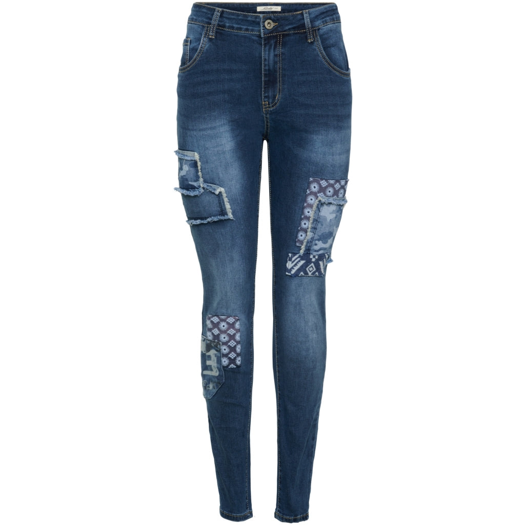 Billede af Jewelly dame jeans JW7023 - Denim Blue