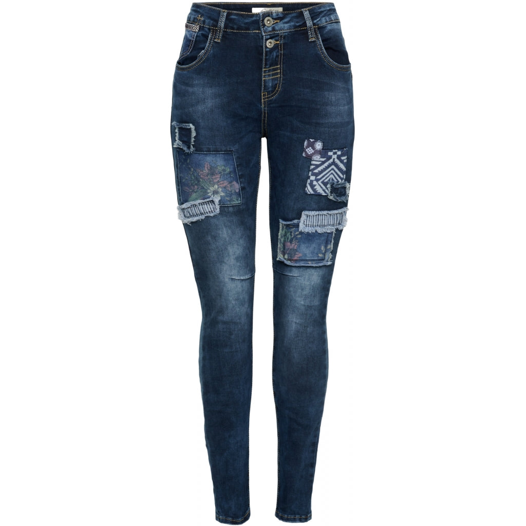 Billede af Jewelly dame jeans JW7053 - Denim Blue