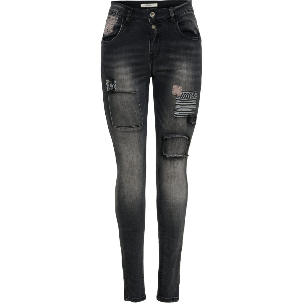 Billede af Jewelly dame jeans JW7084 - Black