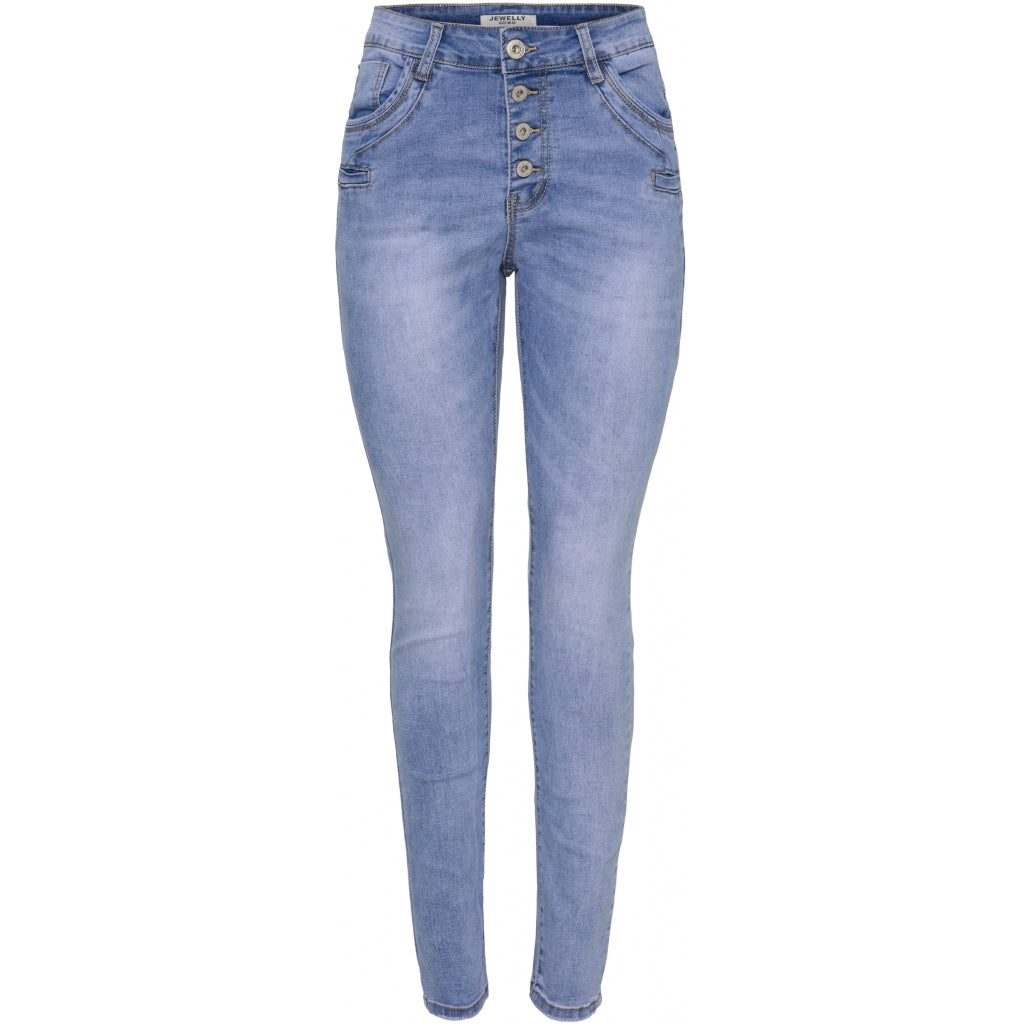 Billede af Jewelly dame jeans JW9122 - Denim Blue