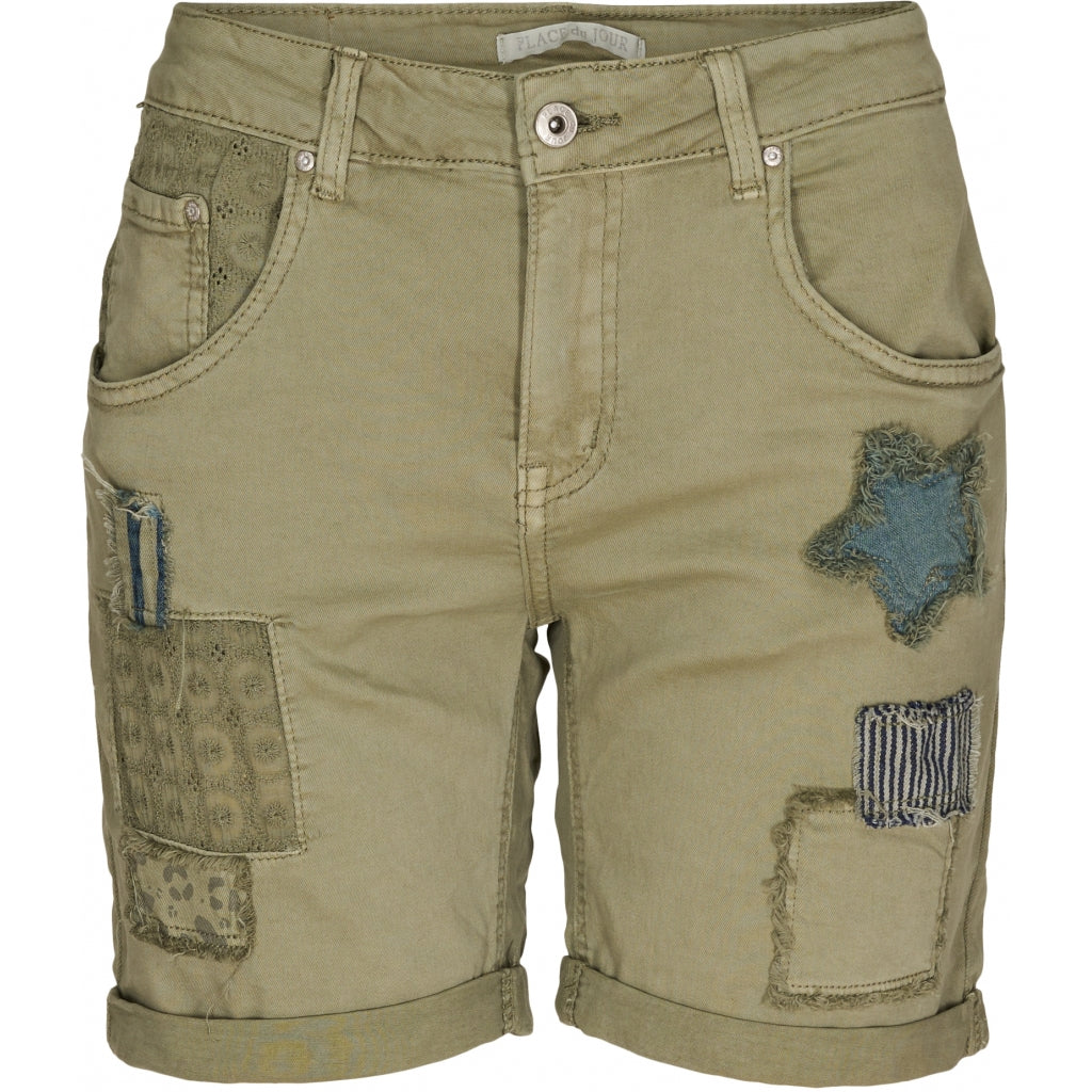 Billede af LOLA dame shorts med lapper - Khaki