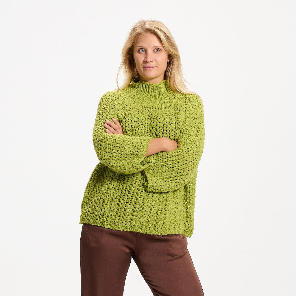 Marta Du Chateau dame strik - Pistacchio 149.00 DKK - Boutiquenoir Fashion