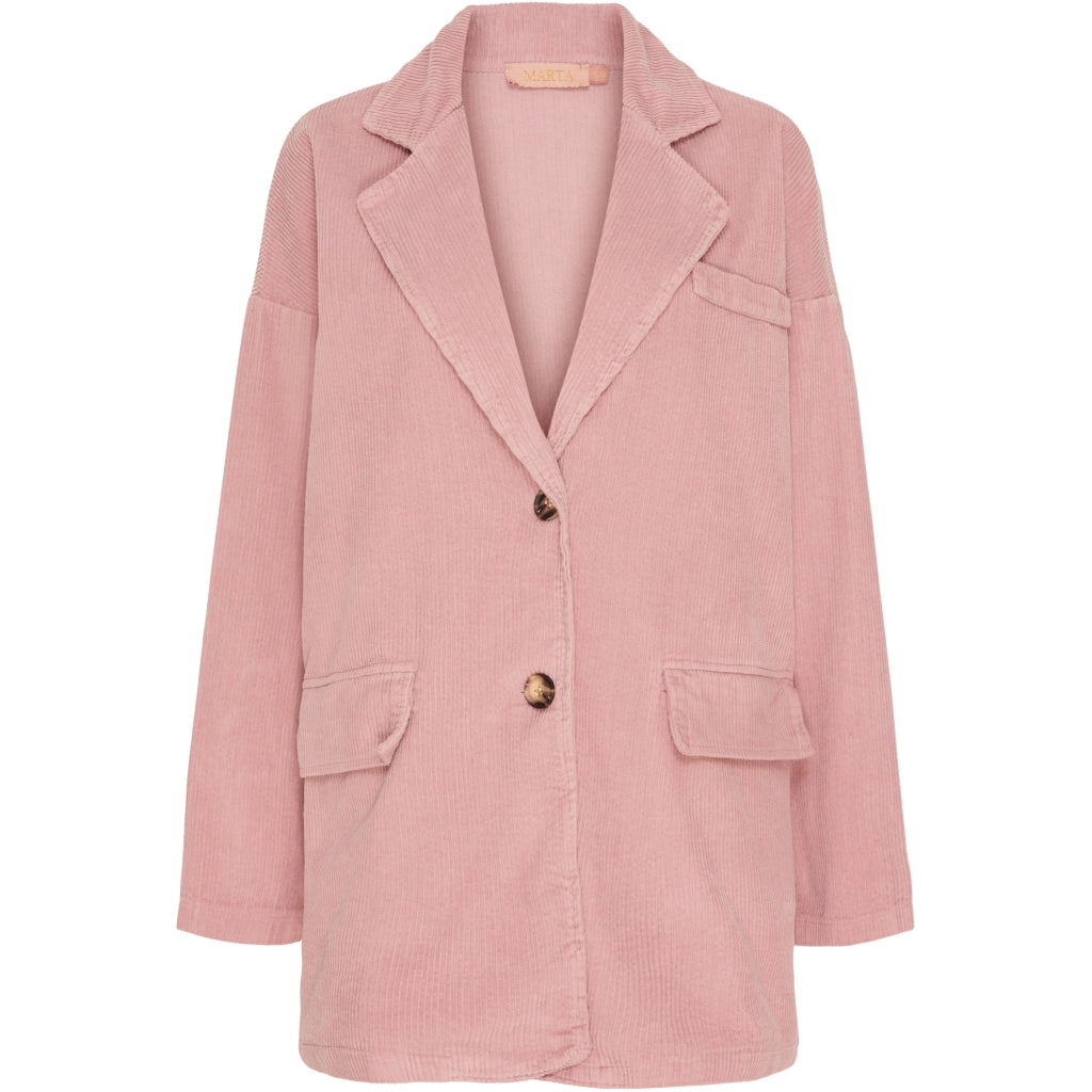 Billede af Marta Du Chateau oversize fløjl blazer 4966 - Rosa