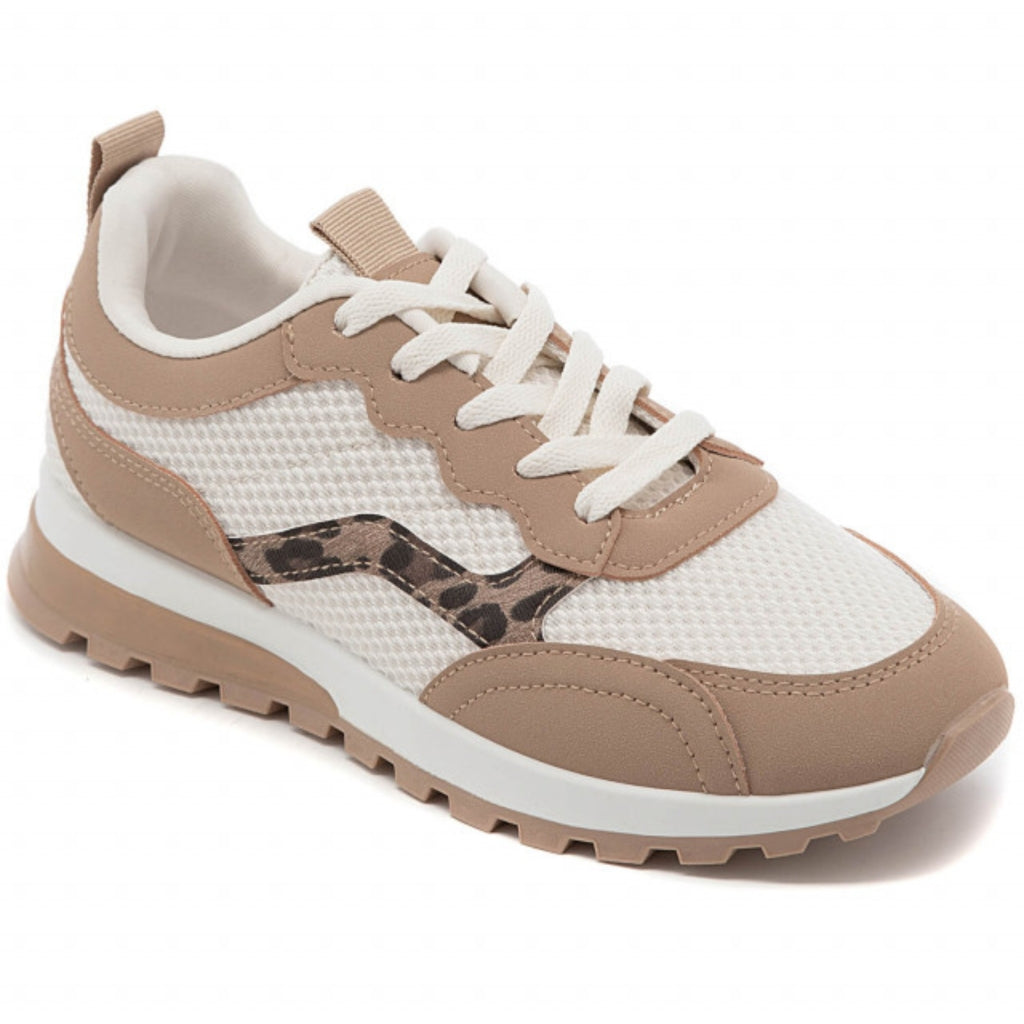 Mathilda dame sneakers 9257 - Kaki