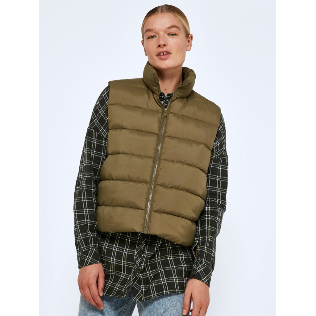 Noisy May dame vest NMMARCUS - Burnt Olive