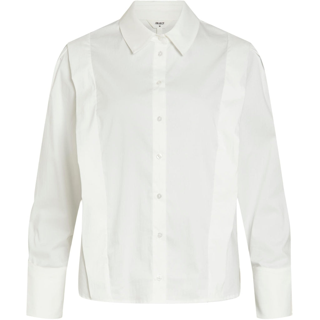 Se Object dame skjorte OBJNOMI - Bright White hos Klædeskabet.dk