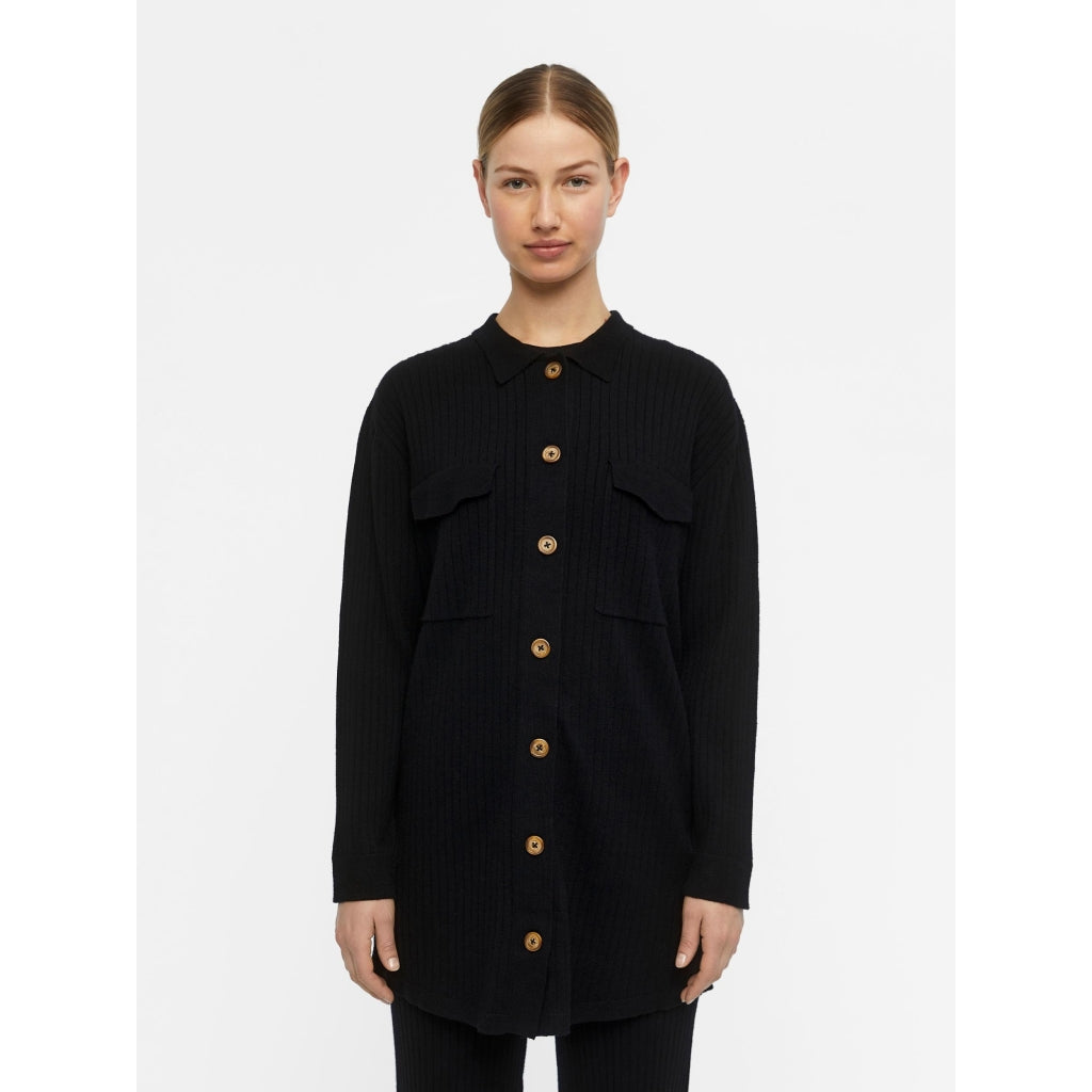 Billede af Object strik cardigan OBJNOELLE - Black