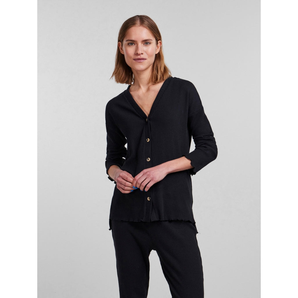 PIECES dame cardigan PCSIGRUD - Black