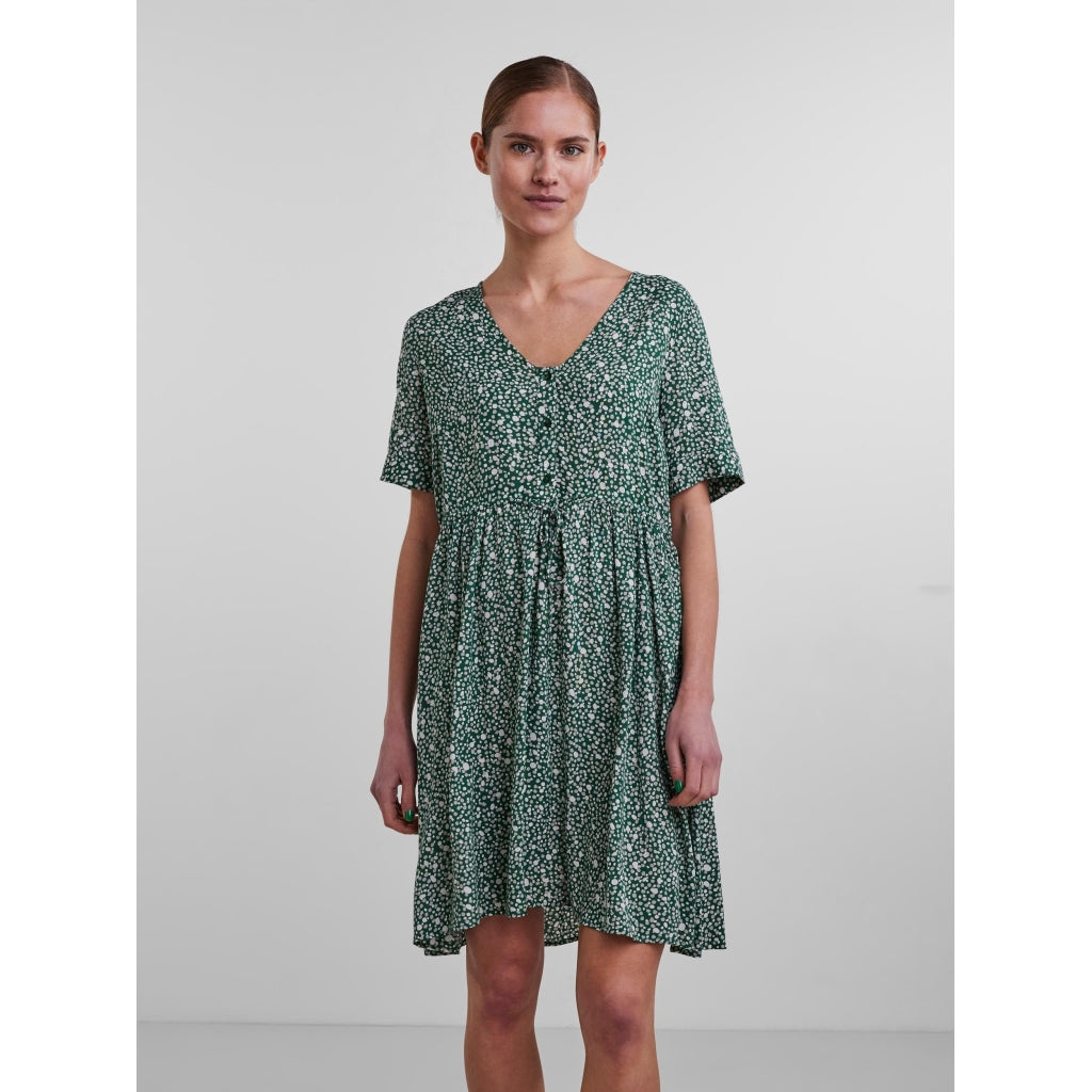 Billede af PIECES dame kjole PCNYA - Verdant Green Splash