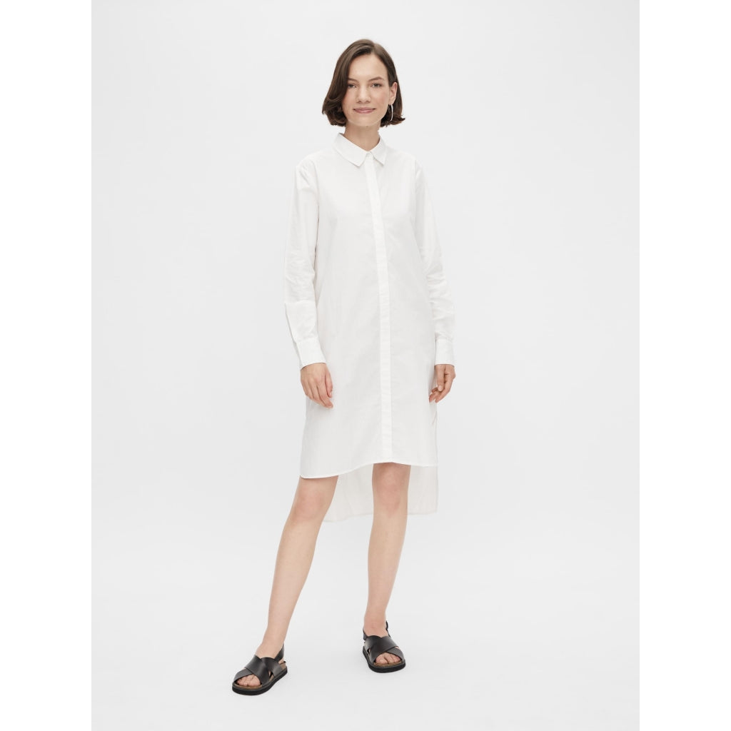 Billede af PIECES dame skjortekjole PCFHILOH - Bright White