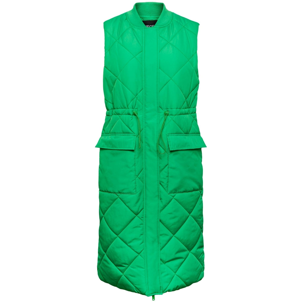 PIECES dame vest PCFAITH - Bright Green