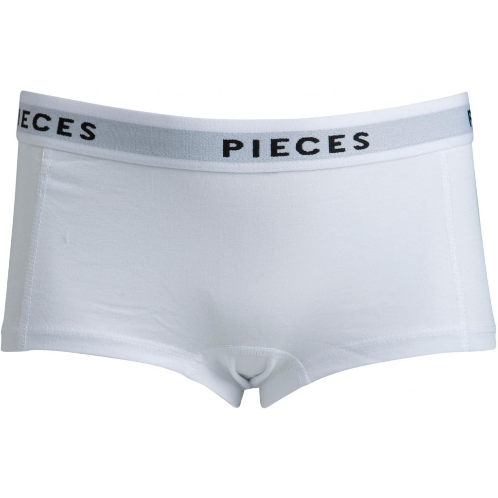 Pieces dame hipsters PCLOGO LADY - Bright White