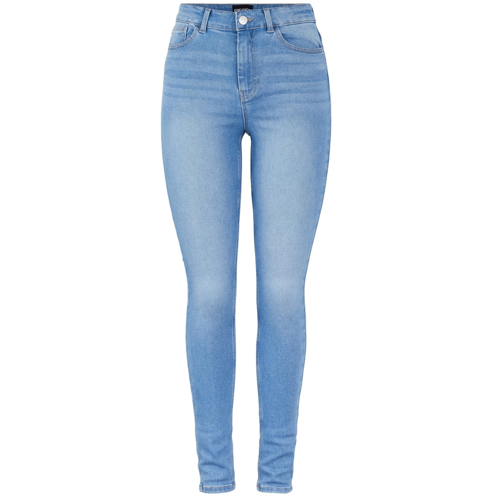 Billede af Pieces dame jeans PCHIGHFIVE - Light Blue Denim