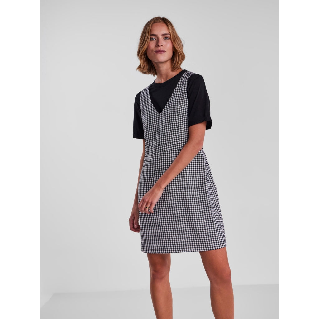 Pieces kjole PCASTRID – Bright White Check