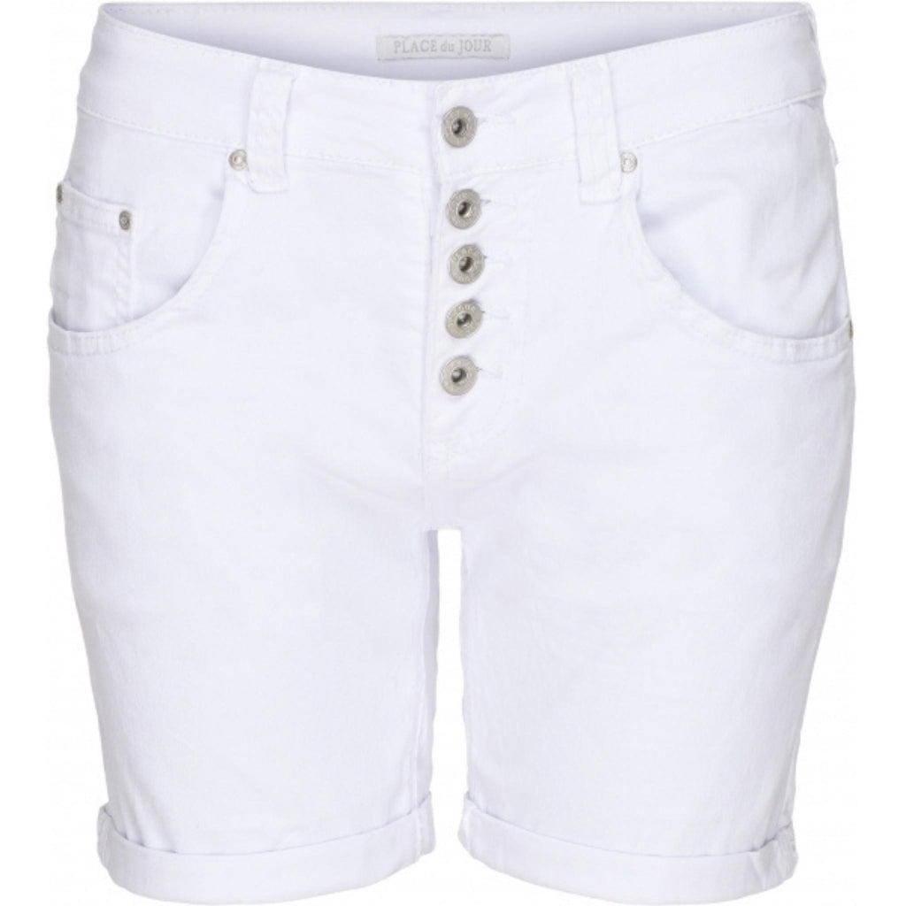 Billede af Place du Jour dame shorts 1220 - White