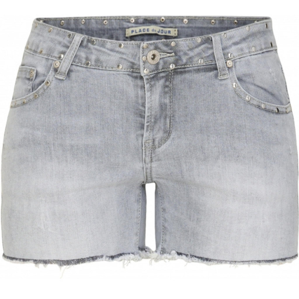 Billede af Place du Jour dame shorts 1619-GJ - Grey Denim