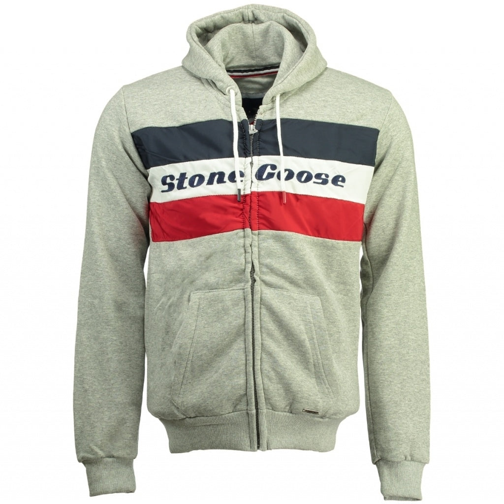 Se Sweatshirt STONE GOOSE Herre FAGOOSE - Light Grey hos Klædeskabet.dk