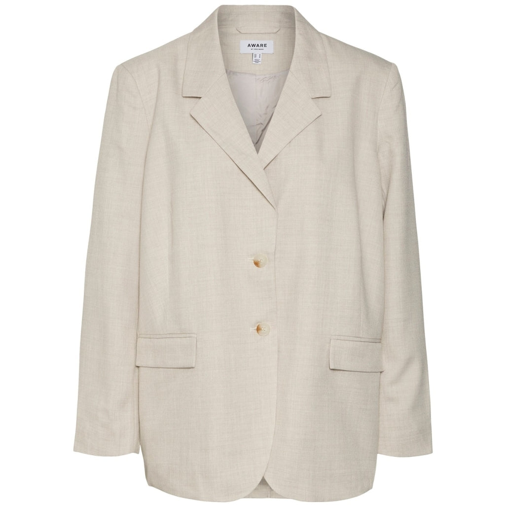 7: VERO MODA dame blazer VMFELICITY - Oatmeal