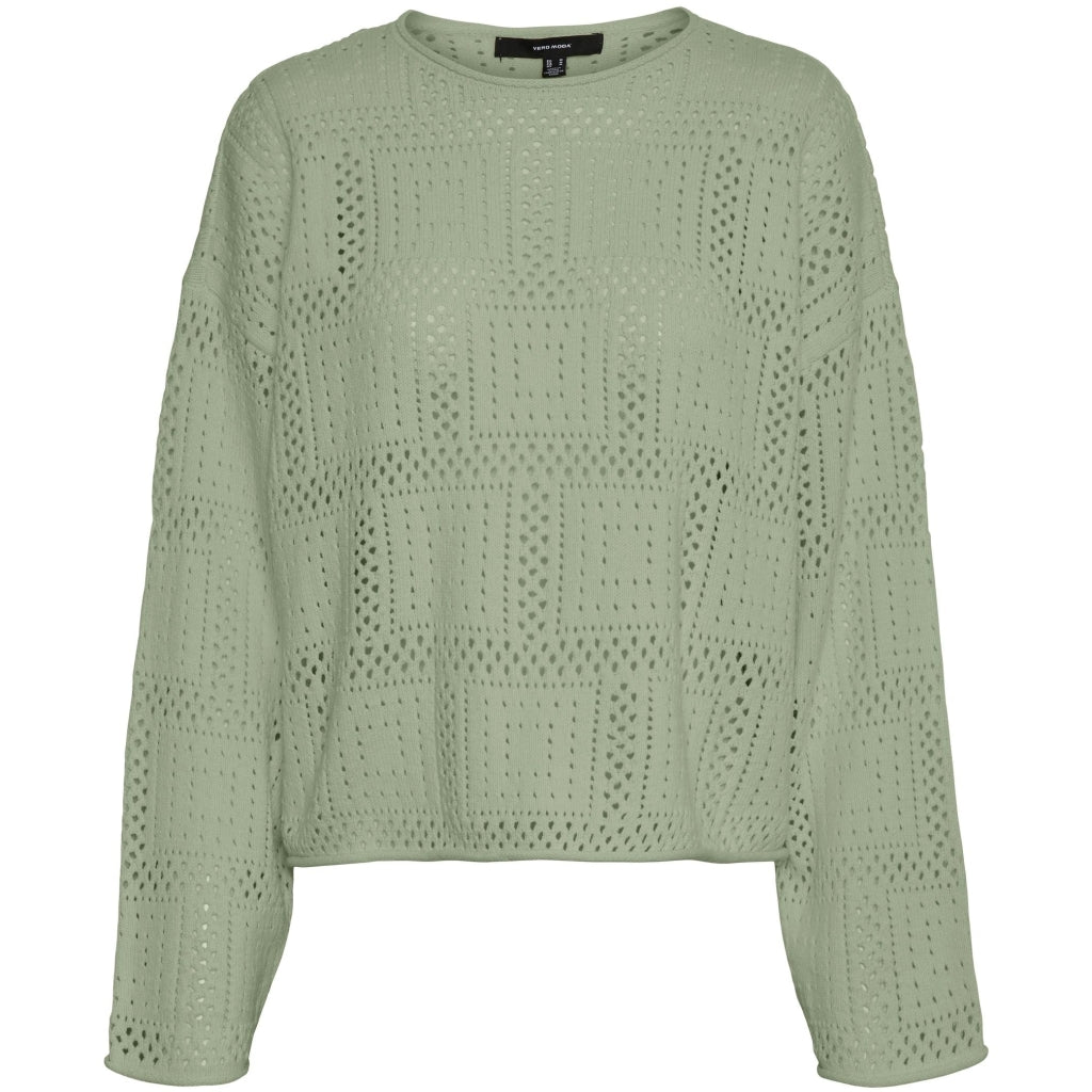 Billede af Vero Moda dame VMODA LS O-NECK PULLOVER - Reseda