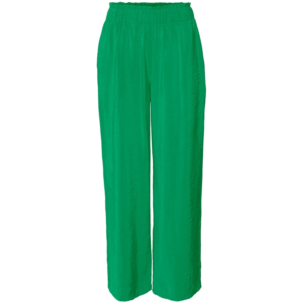 Vero Moda dame VMQUEENY LONG PANTS WVN GA - Bright Green