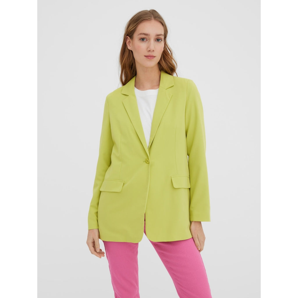 10: Vero Moda dame blazer VMZELDA - Green Oasis