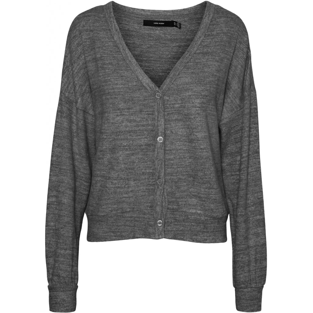 Vero Moda dame cardigan VMCHILL - Dark grey melange