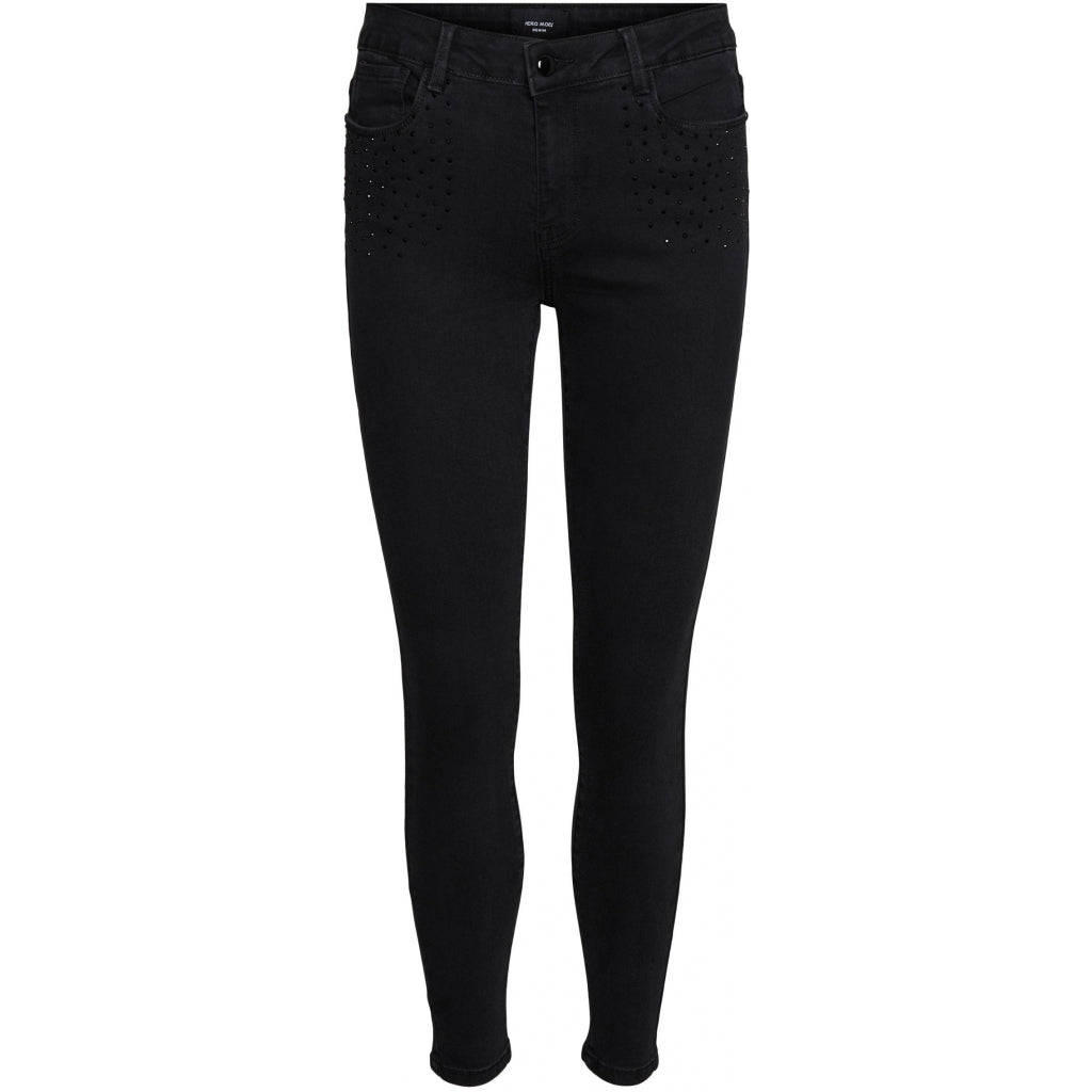 4: Vero Moda dame jeans VMSEVEN - Black