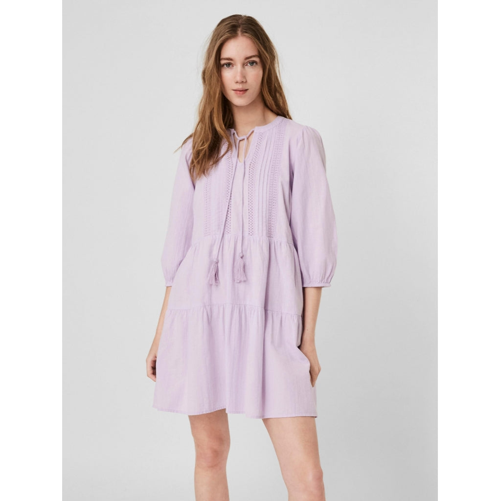 Vero Moda dame kjole VMMUSTHAVE - Pastel Lilac