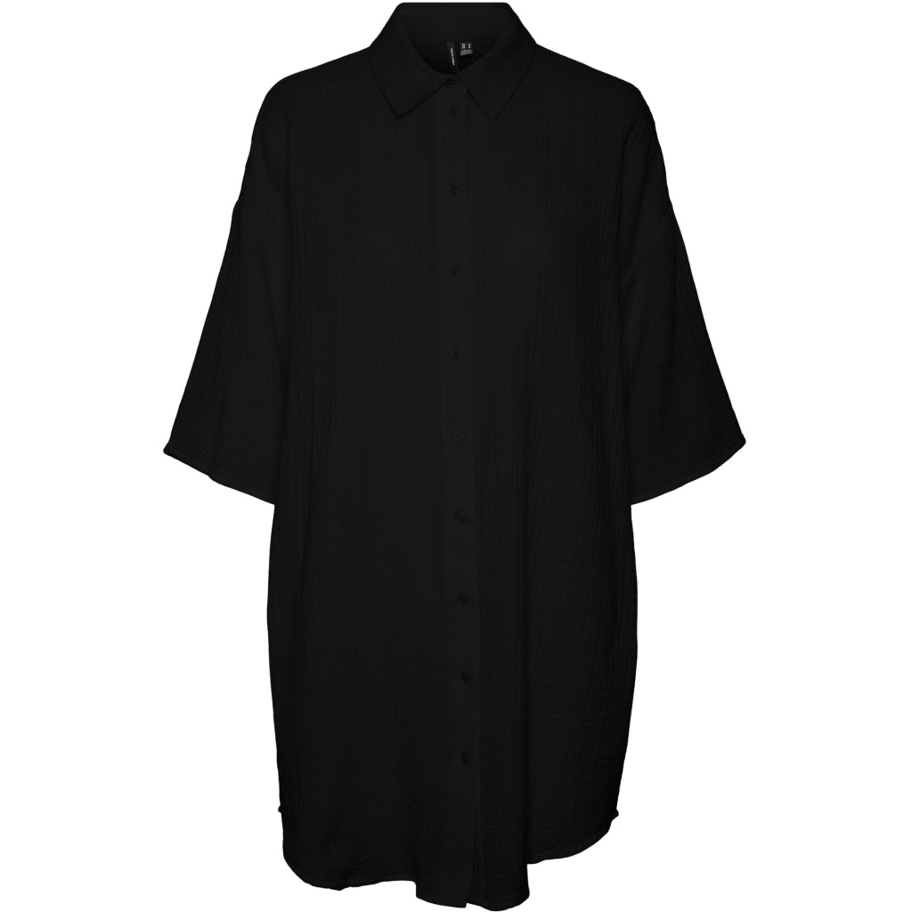 7: Vero Moda dame skjortekjole VmNatali - Black