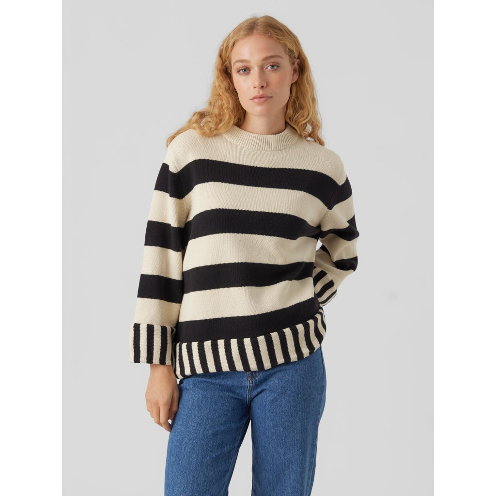 Billede af Vero Moda dame strik VMELOUIS - Birch W. BLACK