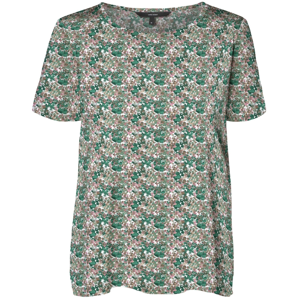 #2 - Vero Moda dame t-shirt VMEASY - Sea Moss Vika