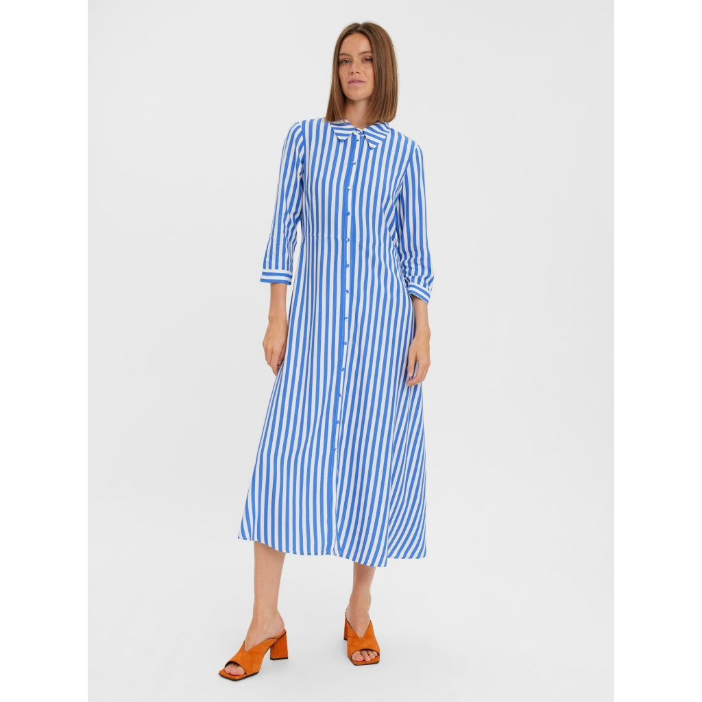 Billede af Vero Moda kjole VMELLY - Regatta SNOW WHITE STRIPE