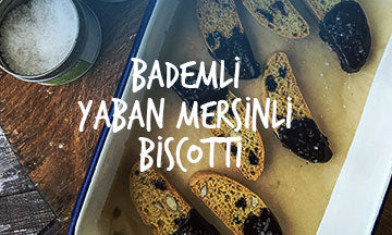 Yaban Mersinli Bademli Biscotti