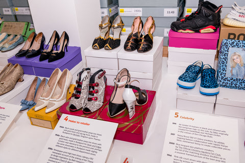 Chanii B shoes in Shoephoria exhibition in the Fashion Museum, Bath