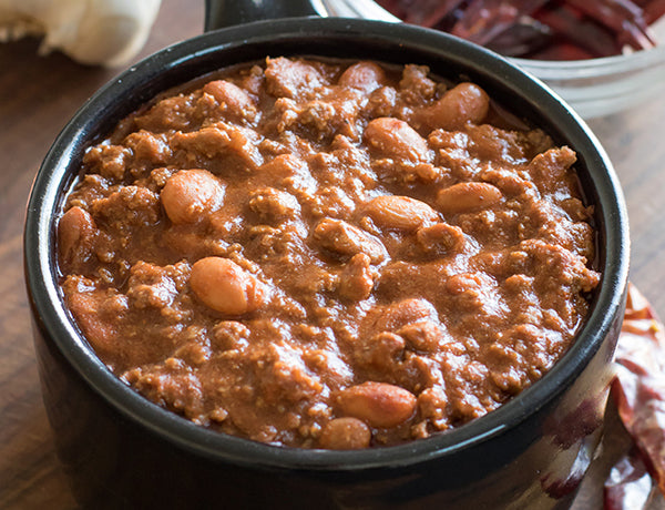 chugwater chili in a bowl ready to eat