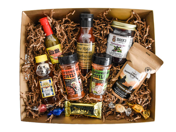 deluxe wyoming made gift basket